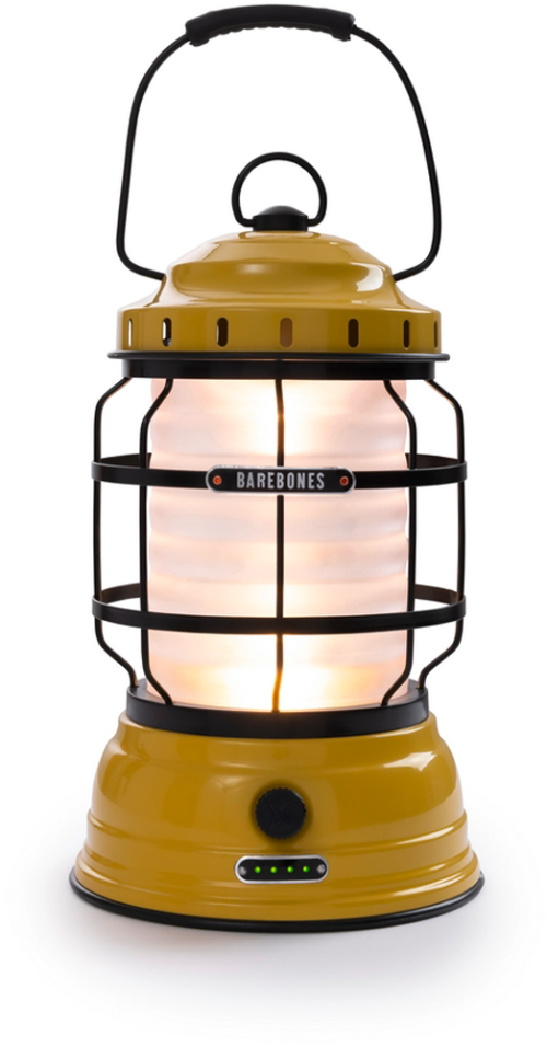 Barebones Laterne Forest Akkubetrieben Dusty Yellow - LED Campingleuchten