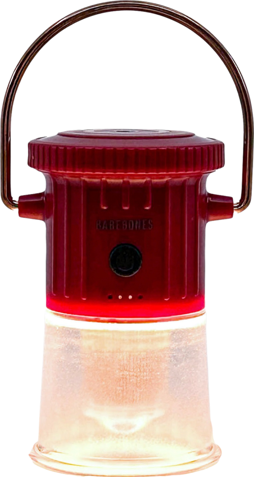 Barebones Laterne / Hängelampe Hoodoo Light Red - LED Campingleuchten
