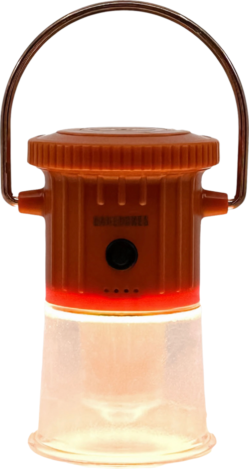 Barebones Laterne / Hängelampe Hoodoo Light Rust Orange - LED Campingleuchten