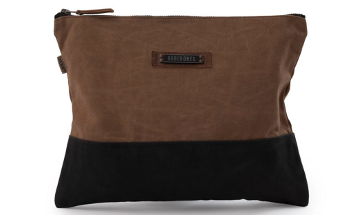 Barebones Reißverschlusstasche neelum large zipper pouch khaki - Kulturbeutel