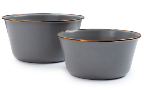 Barebones Rührschüssel 2er Set grey - Schüsseln & Schalen