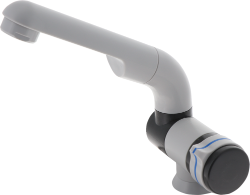 Barwig Automatik Kompakt Wasserhahn Kaltwasser mit 10 mm Tülle grau/anthrazit - Einhebelmischer