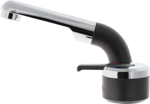 Barwig Einhebel-Mischarmatur Automatik 300 mm Anschlussschlauch, 10 mm Tülle  Anthrazit/Chrom - Einhebelmischer