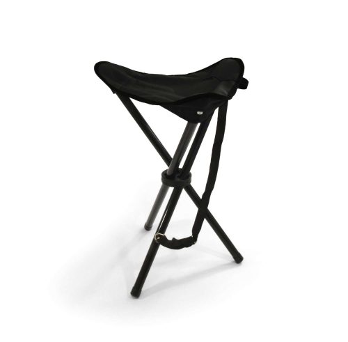 Basic Nature Dreibeinhocker Travelchair schwarz - Campinghocker