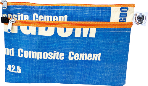 Beadbags Federmappe Kosmetikmappe blau - Kulturbeutel