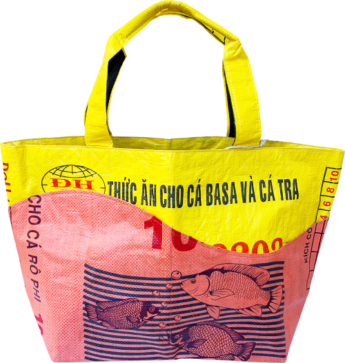 Beadbags Geräumige Tragetasche Strandtasche gelb / orange - Packsäcke und Packtaschen