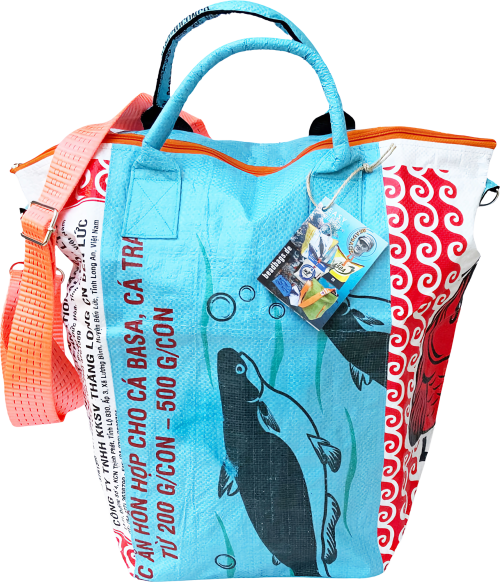 Beadbags tampenjan Allzwecktragetasche weiß / blau klein  - Packsäcke und Packtaschen