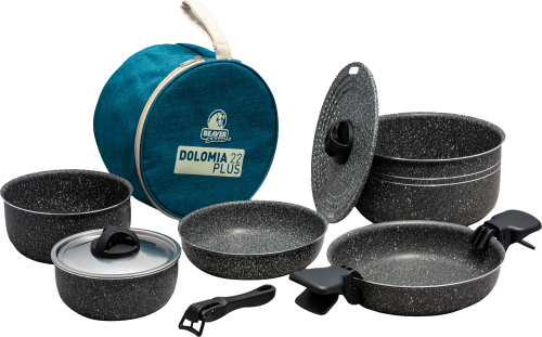 Beaver Brand Dolomia 22 Plus Kochgeschirr-Set 11-teilig - Kochgeschirr-Sets