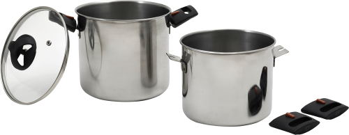 Beaver Brand Edelstahl Topf X-Steel 18 cm - Camping-Töpfe