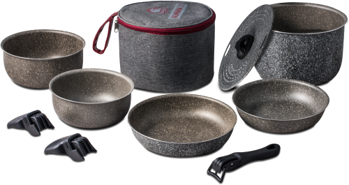 Beaver Brand Kochset 10-teilig Almana20 Evo - Kochgeschirr-Sets