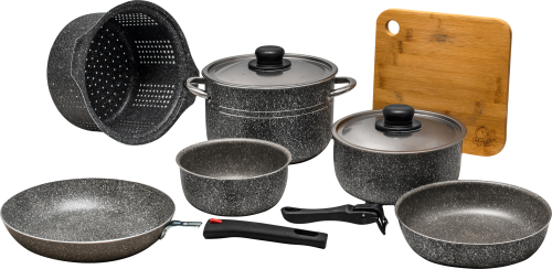 Beaver Brand Modula 22 Evolution Kochgeschirr-Set 12-teilig - Kochgeschirr-Sets