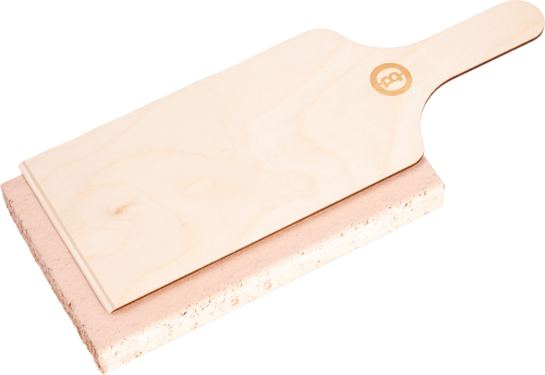 Beefer Pizza Set One mit Stein und Schaufel für Grill One / Pro / Chef / E-Beefer - Grillroste, Pfannen und Platten