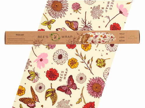 Bees Wrap Pflanzenwachstuch Vegan Meadow Magic XXL Roll - Lebensmittelbehälter / Vorratsdosen von BeesWrap