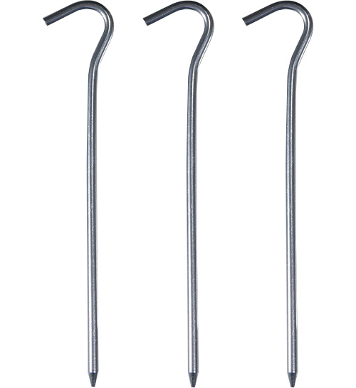 Bent Alu Erdnagel (3 Stück) - Zeltheringe & Abspannmaterial