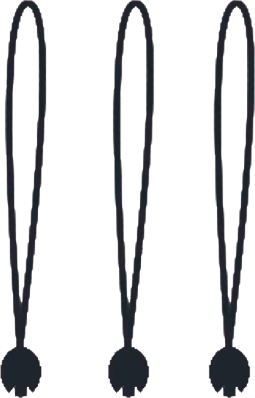 Bent Kugelspannringe Set mit Gummiband 3 Stück - Sonstiges Zubehör Zelte