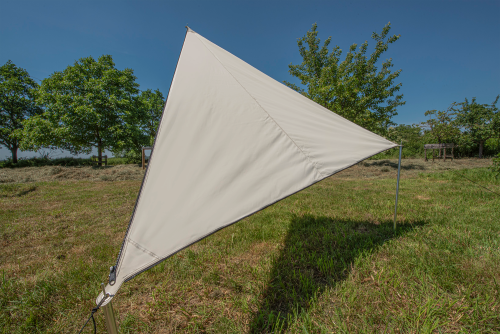 Bent Sonnensegel TC-Zip-Canvas Single aus Baumwoll-Mischgewebe Sand - Pavillons & Tarps