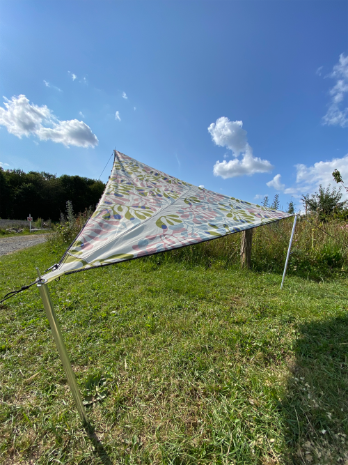 Bent Sonnensegel TC-Zip-Canvas Single aus Baumwoll-Mischgewebe Scandinavian Design forrest linches - Pavillons & Tarps