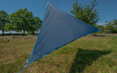 Bent Sonnensegel Zip-Canvas dunkelblau/RV hellblau - Pavillons & Tarps