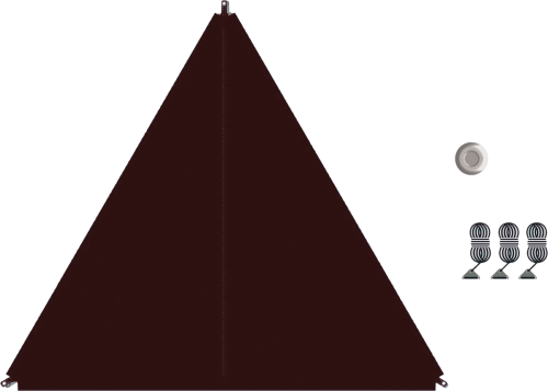 Bent Zip-Protect Canvas Sonnensegel java - Pavillons & Tarps