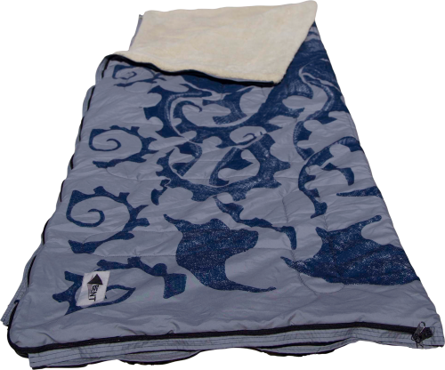 Bentcho Schlafsack 4 in 1 Schlafsack / Decke / Poncho / Wendetasche 160 x 200 cm New Zealand Oktopus - Schlafsäcke