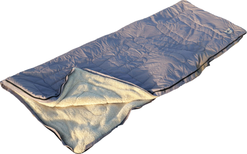 Bentcho Schlafsack 4 in 1 Schlafsack / Decke / Poncho / Wendetasche 160 x 200 cm Scandi Uni  - Schlafsäcke