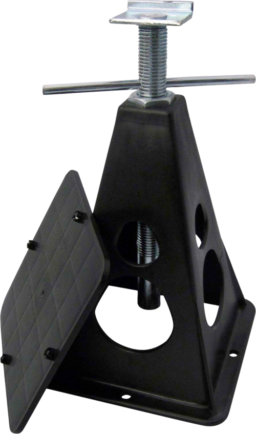 Berger 4er Stützbock Satz mit Grundplatte - Stützen & Stützplatten