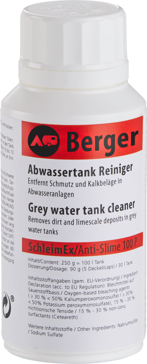 Berger Abwassertankreiniger für 100 l - Wassertankentkeimung & -reinigung