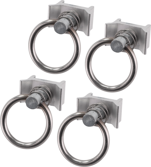 Berger Alu Schienenbefestigung Track Fitting 4er Set - Fahrradträger-Zubehör