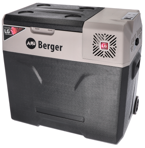 Berger B50-T Kompressor Kühlbox mit Rollen 12V 24V 230V  49 Liter - Kompressor Kühlboxen