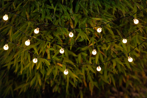 Berger Balls Solar Lichterkette 50 LED Kugeln (Länge 8 m) - LED Campingleuchten