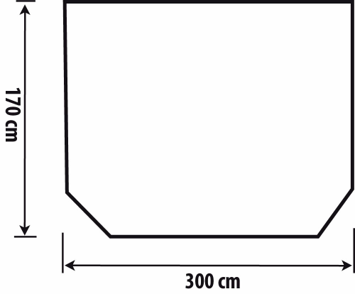 Berger Bodenwanne für Pontina Air - Vorzeltteppich & Zeltboden