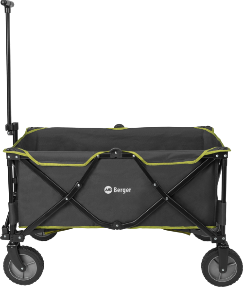 Berger Bollerwagen 129 Liter grau/grün - Bollerwagen und Trolleys