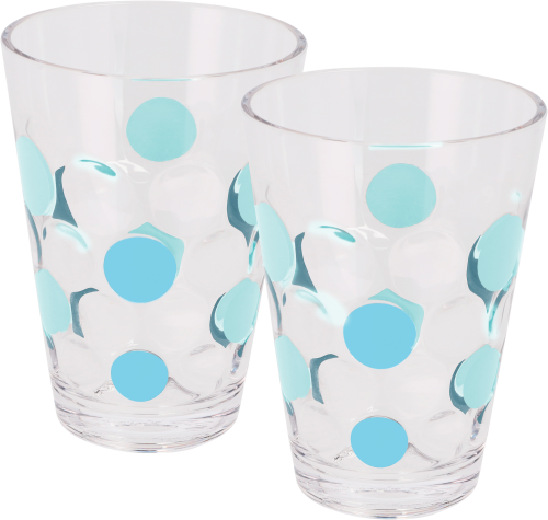 Berger Bubble Trinkgläser 350 ml (2er Set) türkis - Gläser