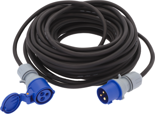 Berger CEE Verbindungsleitung CEE-Stecker und CEE-Kupplung 25 m - CEE-Kabel