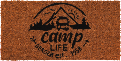 Berger Camplife Kokos Fußmatte 50 x 25 cm - Vorzeltteppich & Zeltboden