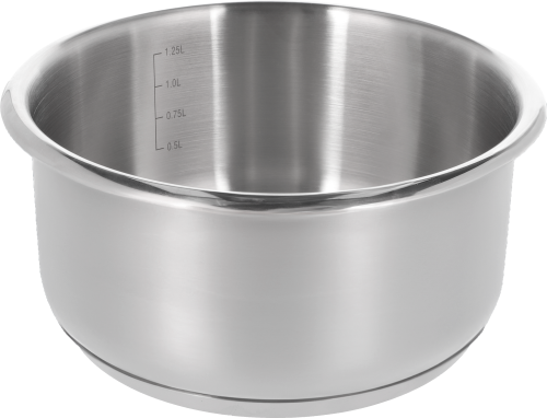 Berger DeepSmoke Edelstahl Kochtopf mit Messskala im Topfinneren Ø 16 cm - Camping-Töpfe