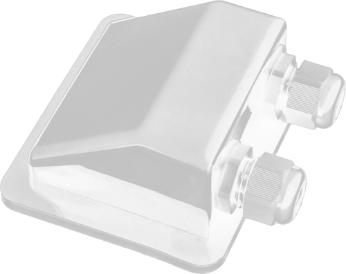 Berger Doppeldacheinlass weiß - anderes Solarzubehör