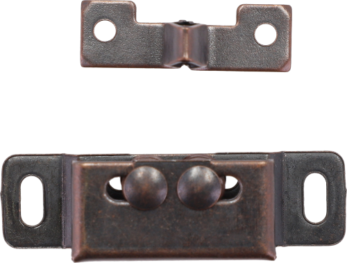 Berger Doppelrollenschnäpper Metall mit Gegenstück - Scharniere, Beschläge & Möbelzubehör