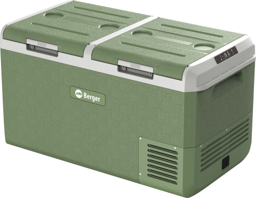 Berger EPL 75 Kompressor Kühlbox mit Tiefkühlfunktion 12V 24V 230V 75 Liter Dual Zone - Kompressor Kühlboxen