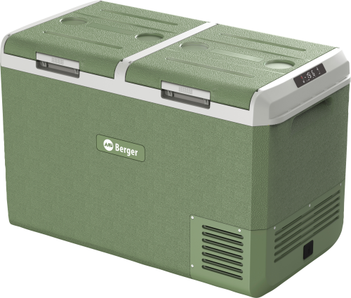 Berger EPL 95 Kompressor Kühlbox mit Tiefkühlfunktion 12V 24V 230V 95 Liter Dual Zone  - Kompressor Kühlboxen