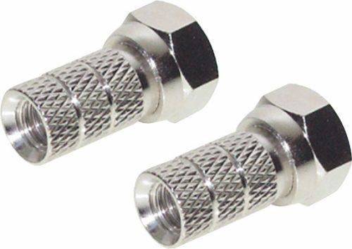 Berger F-Aufdrehstecker 2 Stück 5  mm - Sat-Zubehör