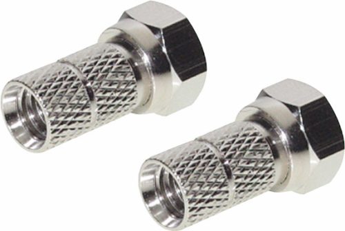 Berger F-Aufdrehstecker 2 Stück 6  mm - Sat-Zubehör