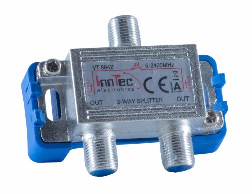 Berger F-Verteiler 2-fach  silber - Sat-Zubehör