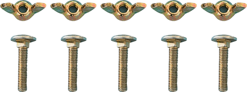 Berger Flachrundschraube mit Mutter M 6 x 20 5er Pack - Zelt-Gestänge & Zubehör