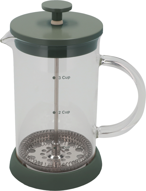 Berger French Press Maker 600 ml Kaffeezubereiter für 3 Tassen grün - Kaffeemaschinen & Wasserkocher