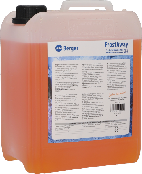 Berger FrostAway Frostschutzmittel 5 Liter - Frostschutz