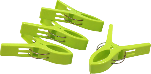 Berger Handtuchclip Coogee 4er Set lemon - Badespaß