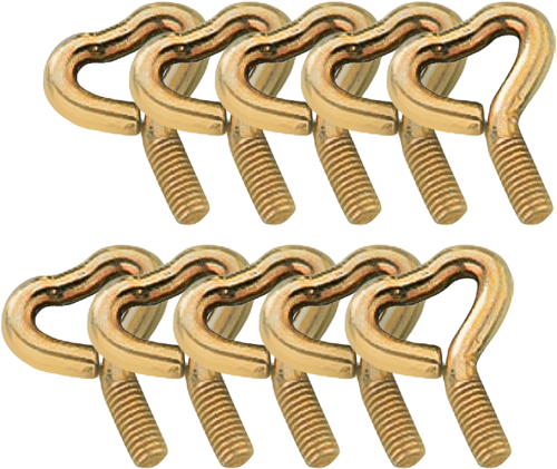 Berger Herzschraube M 6 Gold 10er Pack - Zelt-Gestänge & Zubehör