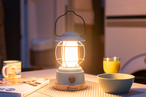 Berger Hopuni Pro LED Campinglaterne mit Dimmfunktion blau - LED Campingleuchten