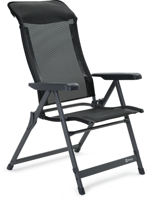 Berger Iseo Luxus Klappstuhl schwarz - Klappstühle